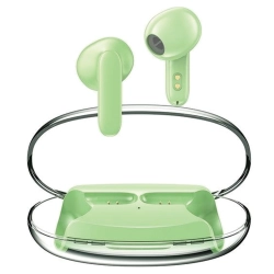 AWEI słuchawki Bluetooth 5.3 T85 ENCTWS + stacja dokująca zielony/green