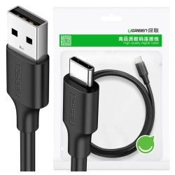 Kabel USB do USB-C UGREEN US287 1,5m (czarny) Kabel USB do USB-C UGREEN US287 1,5m (czarny)