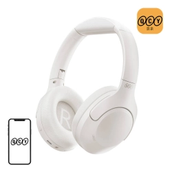 Słuchawki bezprzewodowe QCY H3 lite, ANC (białe)