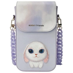 Nimmy torebka na telefon                 fioletowy/purple Big Eyed Pet 2.0 Rabbit