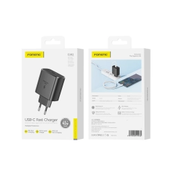 FONENG ładowarka sieciowa EU62 GaN PD 45W 1xUSB-C Czarny