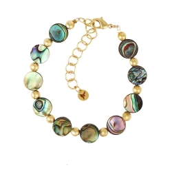 Bransoletka z muszlą Abalone Dalila elegancka