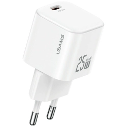 Ładowarka sieciowa USAMS JC Series CC289 25W GaN Mini Fast Charger USB-C biały Ładowarka sieciowa USAMS JC Series CC289 25W GaN Mini Fast Charger USB-C biały