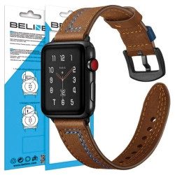 Beline pasek Watch 22mm Casualbrązowy/brown