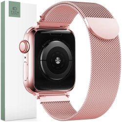 TECH-PROTECT MILANESEBAND APPLE WATCH 6 / 7 / 8 / 9 / 10 / SE / ULTRA 1 / 2 (44 / 45 / 46 / 49 MM) ROSE GOLD