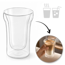 Szklanka termiczna z podwójnym dnem 240 ml 1szt SZK220