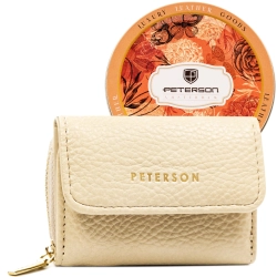 PETERSON elegancka portmonetka damska RFID eko skóra portfel dla niej