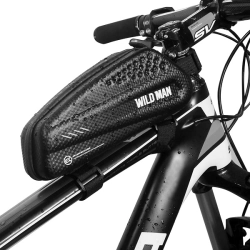 WILDMAN Etui/sakwa na ramę roweru EX 1L  uchwyt rowerowy czarna/black