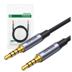 Kabel mini jack 3.5mm UGREEN AV183, AUX, 3m (czarny)