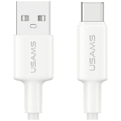 Kabel USAMS U90 3A USB-A do USB-C biały