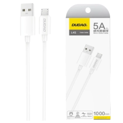 Kabel Dudao L4SM USB-A / micro USB 2A 1m - biały