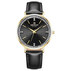 Zegarek Damski Giewont Sapphire Złoto Czarny GW5390-A4