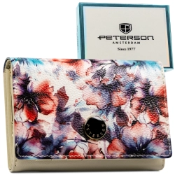 Portfel damski Peterson ze skóry z ochroną RFID na prezent