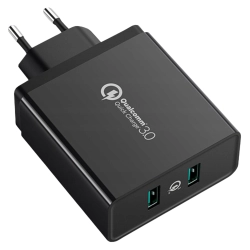 Ładowarka sieciowa UGREEN  CD161 2xUSB-A, 18W, PD3.0, EU (czarny)