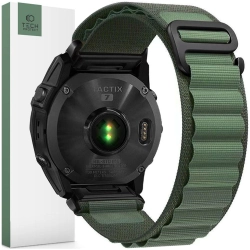TECH-PROTECT NYLON PRO GARMIN FENIX 5 / 6 / 6 PRO / 7 MILITARY GREEN