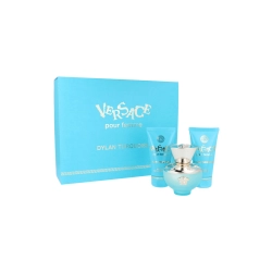 Zestaw Versace Dylan Turquoise Edt 50ml + Body Gel 50ml + Shower Gel 50ml