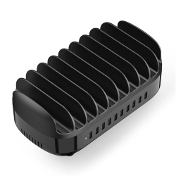 Inteligentna stacja ładowania Orico DUK-10P-V1 10 x USB-A - czarna