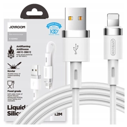 Kabel Joyroom Liquid Silicone Data Cable N2 USB-A / Lightning 2.4A 1.2m - biały