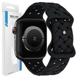 Beline pasek Apple Watch Silicone Woven38/40/41mm czarny /black box