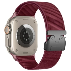 Beline pasek Apple Watch Oblique         42/44/45/49mm czerwony/red