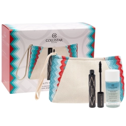 Zestaw Collistar Impeccabile Ultra Black Mascara 14ml + Mini Make-Up Remover 35ml + Pouch