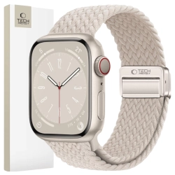 TECH-PROTECT NYLONMAG APPLE WATCH 6 / 7 / 8 / 9 / 10 / SE / ULTRA 1 / 2 (44 / 45 / 46 / 49 MM) STARLIGHT