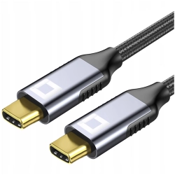 CO2 KABEL USB-C SZYBKIE ŁADOWANIE THUNDERBOLT 4 40GBPS 240W USB TYP C 8K 1M