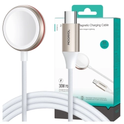 Magnetyczna ładowarka do Apple Watch Joyroom S-IW011 USB-C 5W 1,2m (biała)