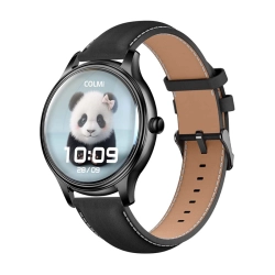 Smart Watch COLMI L28 (czarny silikon + czarny skórzany pasek) Smart Watch COLMI L28 (czarny silikon + czarny skórzany pasek)