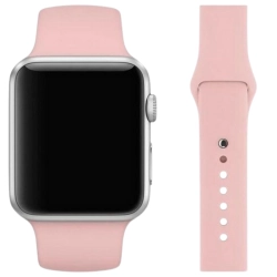 Mercury pasek Silicon Apple Watch 42/44/45 mm różowy/pink