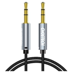 Kabel Choetech AUX002 mini jack 3.5mm (męski) / mini jack 3.5mm (męski) 1.2m - czarny