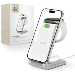 TECH-PROTECT QI15W-A36 3IN1 WIRELESS CHARGER FOR APPLE WHITE TECH-PROTECT QI15W-A36 3IN1 WIRELESS CHARGER FOR APPLE WHITE