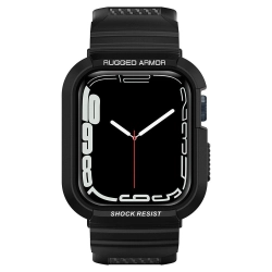 SPIGEN RUGGED ARMOR PRO APPLE WATCH 4 / 5 / 6 / 7 / 8 / 9 / SE (44 / 45 MM) BLACK