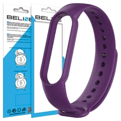 Beline pasek Mi Band 7/6/5purpurowy/purple