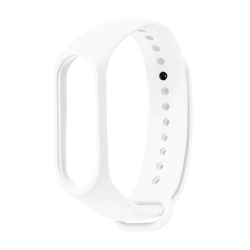Pasek silikonowy do Xiaomi 5/6 biały do codziennego noszenia