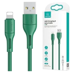 USAMS Kabel U68 lightning 2A Fast Charge1m zielony/green SJ500USB04 (US-SJ500)