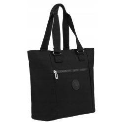 Nylonowy, pojemny shopper damski - Peterson