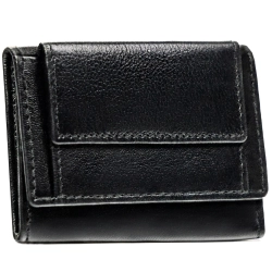 Portfel męski mały slim wallet skóra naturalna cienki skórzany zatrzask