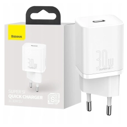 Ładowarka sieciowa Baseus Super Si Quick Charger 1C 30W (biała)