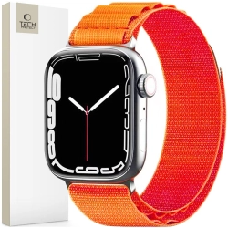 TECH-PROTECT NYLON PRO APPLE WATCH 6 / 7 / 8 / 9 / 10 / SE / ULTRA 1 / 2 (44 / 45 / 46 / 49 MM) ORANGE