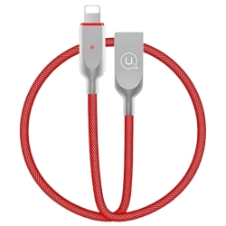 USAMS Kabel power-off U-Sun Lightningczerwony/red 1,9m IPYSUSB203 (US-SJ170)