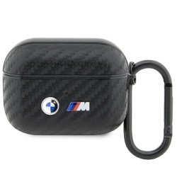 BMW BMAPWMPUCA2 AirPods Pro coverczarny/black Carbon Double Metal Logo