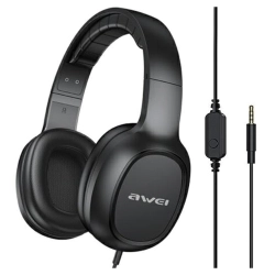 AWEI słuchawki nauszne GM-6 jack 3,5mmczarny/black