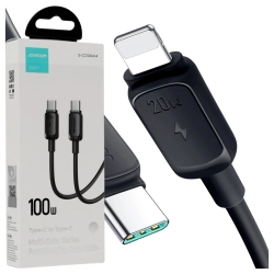 Kabel Joyroom Multi-Color Series A14 USB-C / Lightning 20W 1.2 m - czarny