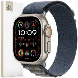 TECH-PROTECT NYLON PRO APPLE WATCH 6 / 7 / 8 / 9 / 10 / SE / ULTRA 1 / 2 (44 / 45 / 46 / 49 MM) NAVY / GREY