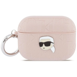 Etui Karl Lagerfeld Monogram Karl Head   do AirPods Pro 3 różowy