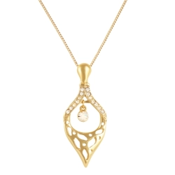 Naszyjnik z kryształkami Preciosa elegancki elegancki
