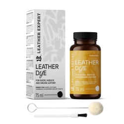 Farba do zamszu, nubuku, aniliny kolor Sunflower 75ml Leather Expert Leather Dye LE-21-D75SF Farba do zamszu, nubuku, aniliny kolor Sunflower 75ml Leather Expert Leather Dye LE-21-D75SF