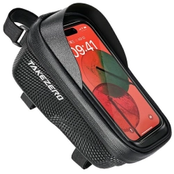 Etui/uchwyt rowerowy TAKEZEROA2 sakwa na ramę czarny/black