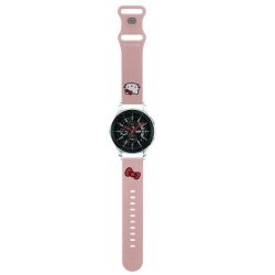 Hello Kitty Pasek Uniwersalny HKUWLSCHBLP Silicone Kitty Head różowy/pink strap 22mm Hello Kitty Pasek Uniwersalny HKUWLSCHBLP Silicone Kitty Head różowy/pink strap 22mm